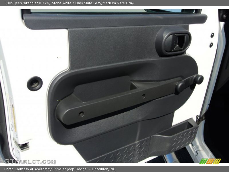 Stone White / Dark Slate Gray/Medium Slate Gray 2009 Jeep Wrangler X 4x4