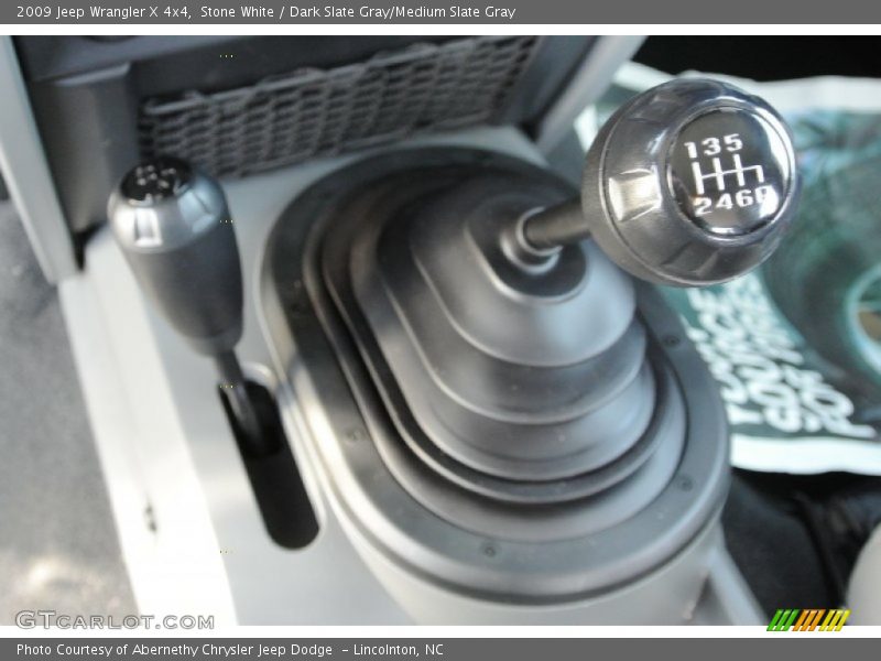 Stone White / Dark Slate Gray/Medium Slate Gray 2009 Jeep Wrangler X 4x4
