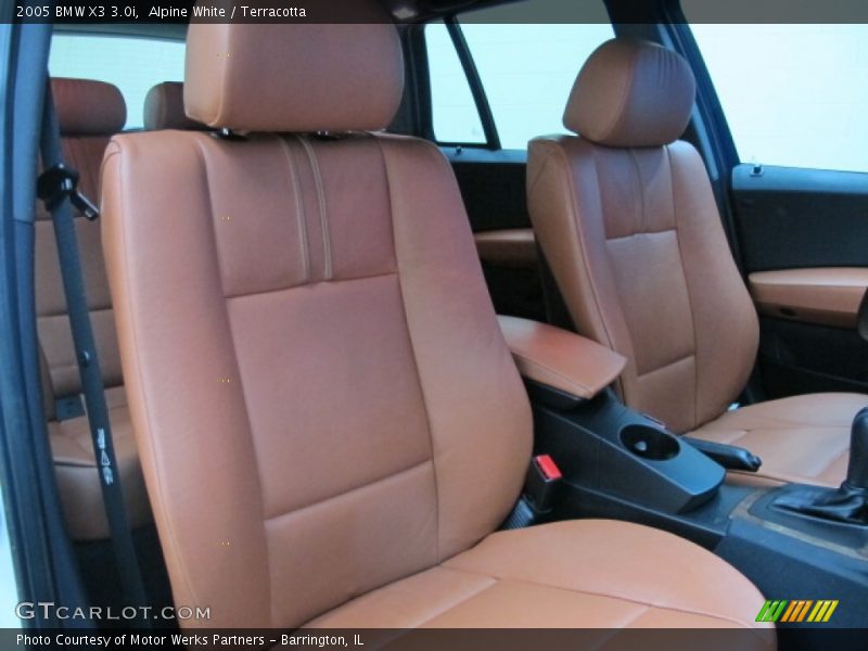 Alpine White / Terracotta 2005 BMW X3 3.0i