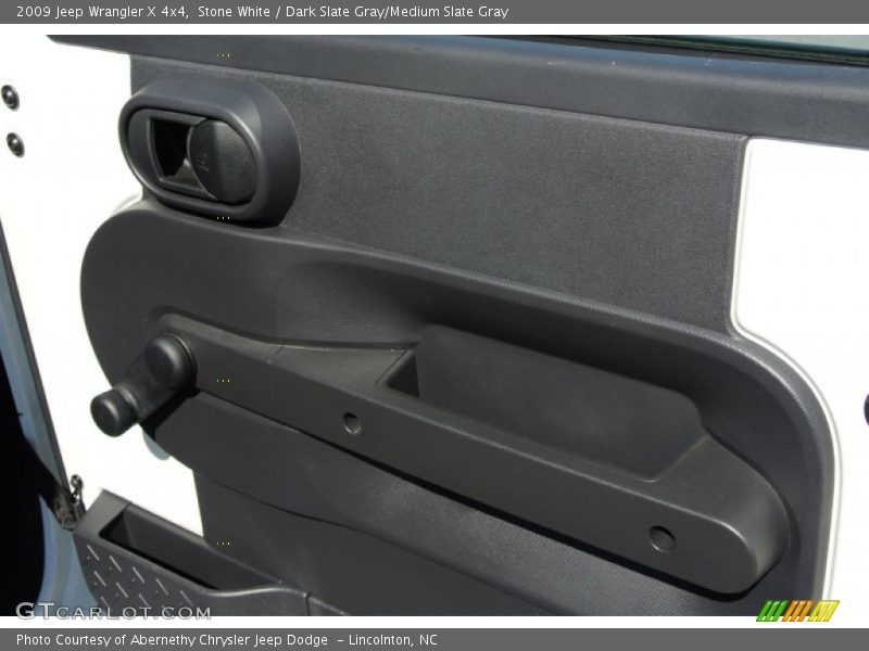 Stone White / Dark Slate Gray/Medium Slate Gray 2009 Jeep Wrangler X 4x4