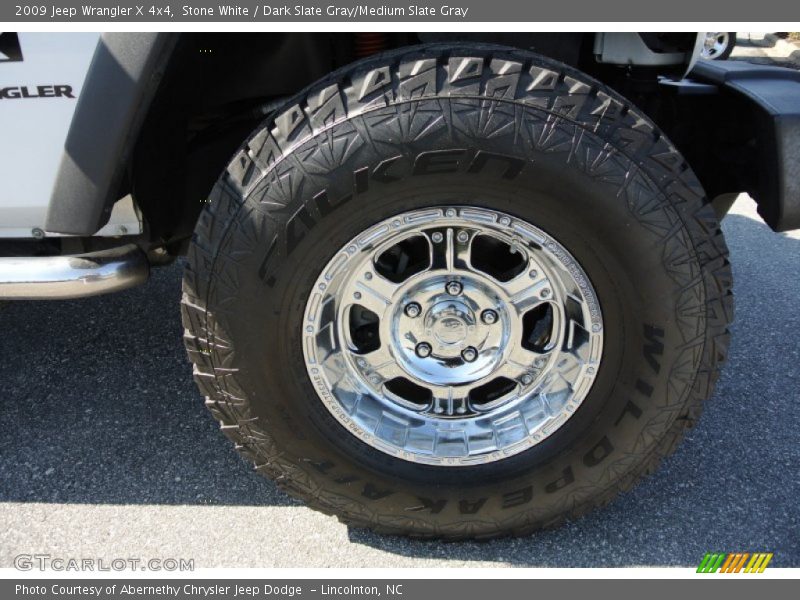 Stone White / Dark Slate Gray/Medium Slate Gray 2009 Jeep Wrangler X 4x4