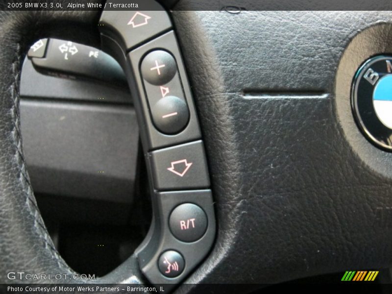 Alpine White / Terracotta 2005 BMW X3 3.0i