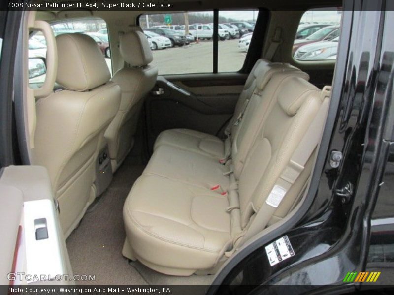 Super Black / Cafe Latte 2008 Nissan Pathfinder LE 4x4