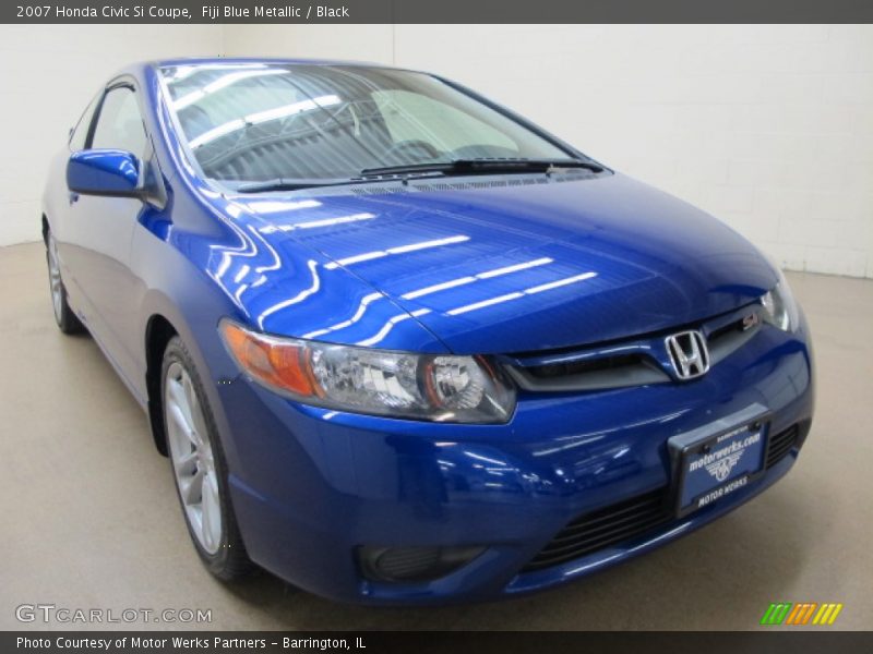 Fiji Blue Metallic / Black 2007 Honda Civic Si Coupe