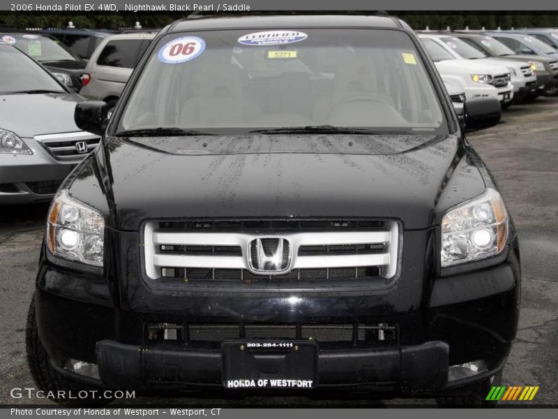 Nighthawk Black Pearl / Saddle 2006 Honda Pilot EX 4WD