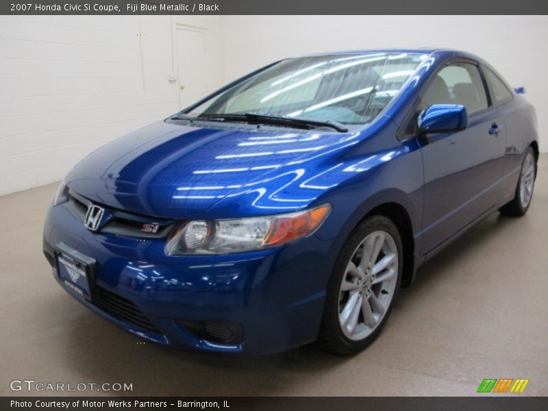 Fiji Blue Metallic / Black 2007 Honda Civic Si Coupe