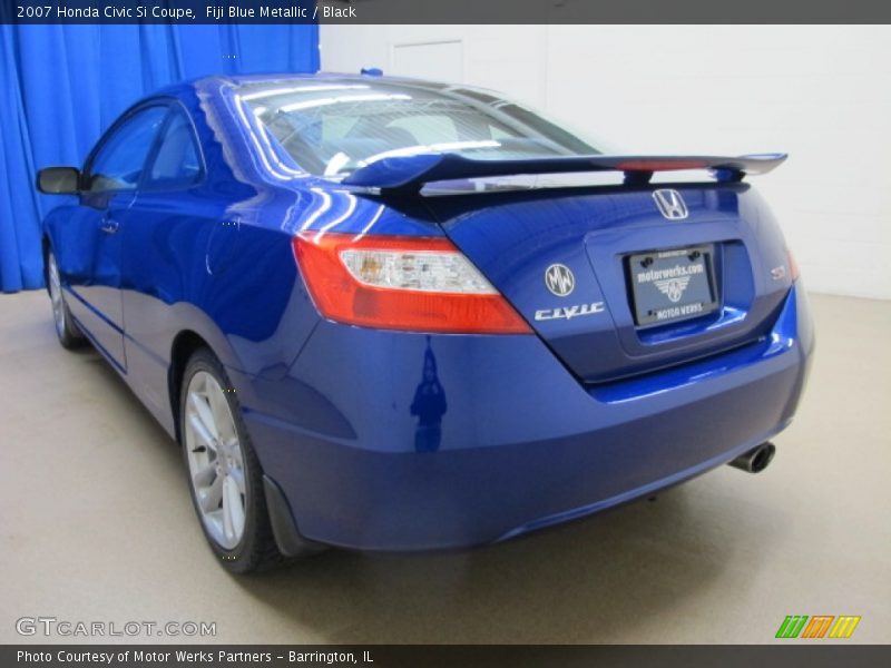 Fiji Blue Metallic / Black 2007 Honda Civic Si Coupe