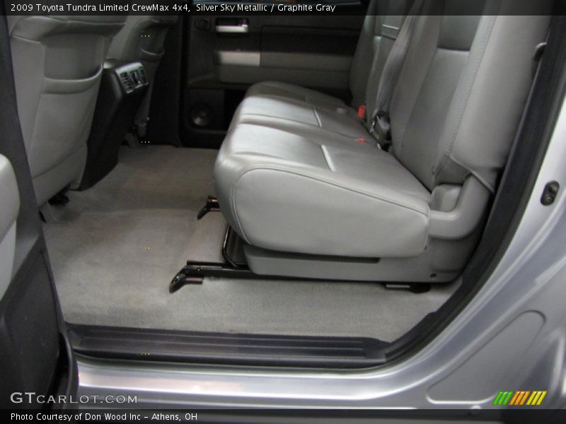 Rear Seat of 2009 Tundra Limited CrewMax 4x4