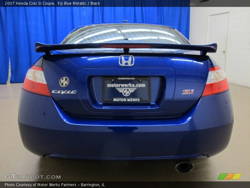 Fiji Blue Metallic / Black 2007 Honda Civic Si Coupe