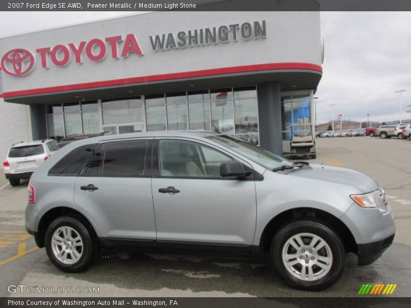 Pewter Metallic / Medium Light Stone 2007 Ford Edge SE AWD