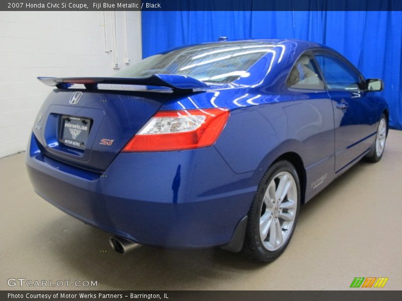 Fiji Blue Metallic / Black 2007 Honda Civic Si Coupe