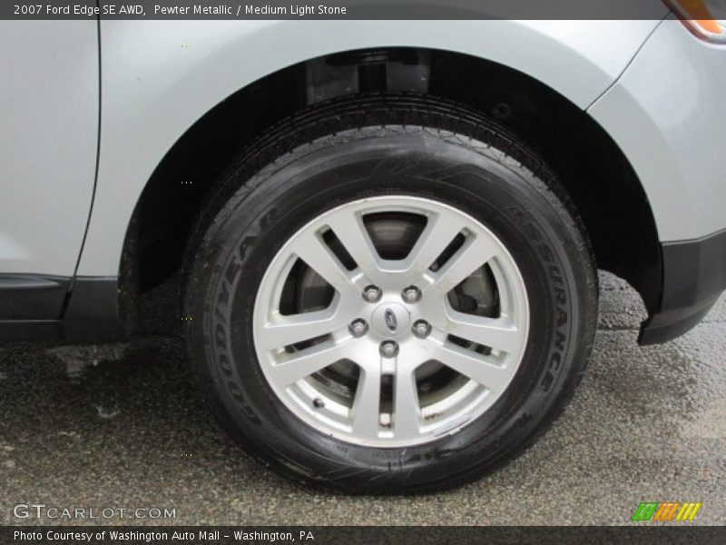 Pewter Metallic / Medium Light Stone 2007 Ford Edge SE AWD