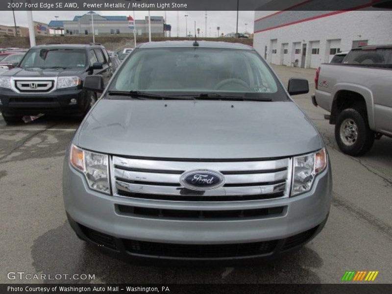 Pewter Metallic / Medium Light Stone 2007 Ford Edge SE AWD