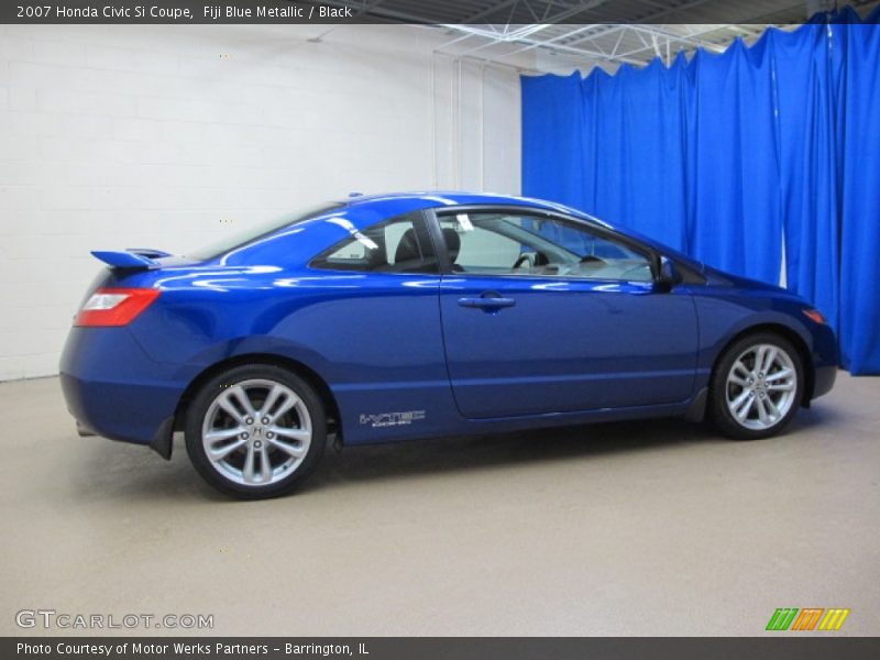 Fiji Blue Metallic / Black 2007 Honda Civic Si Coupe