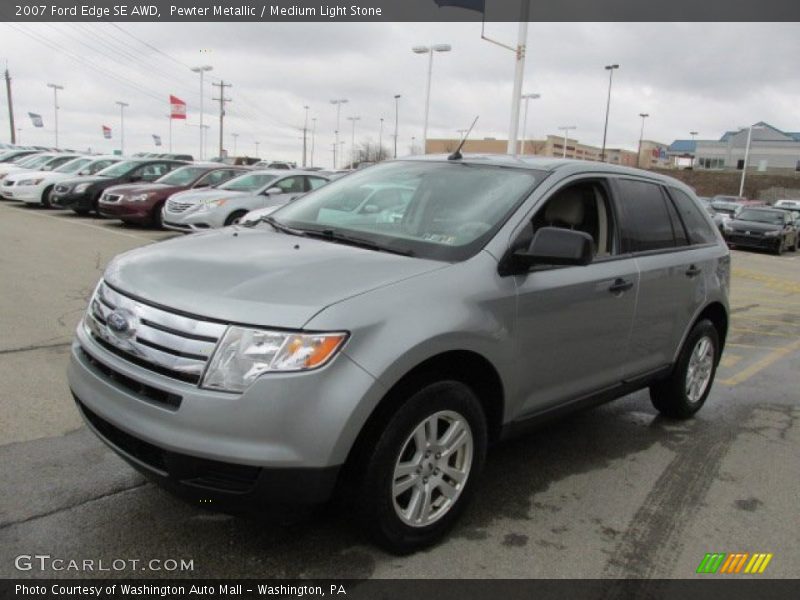 Pewter Metallic / Medium Light Stone 2007 Ford Edge SE AWD