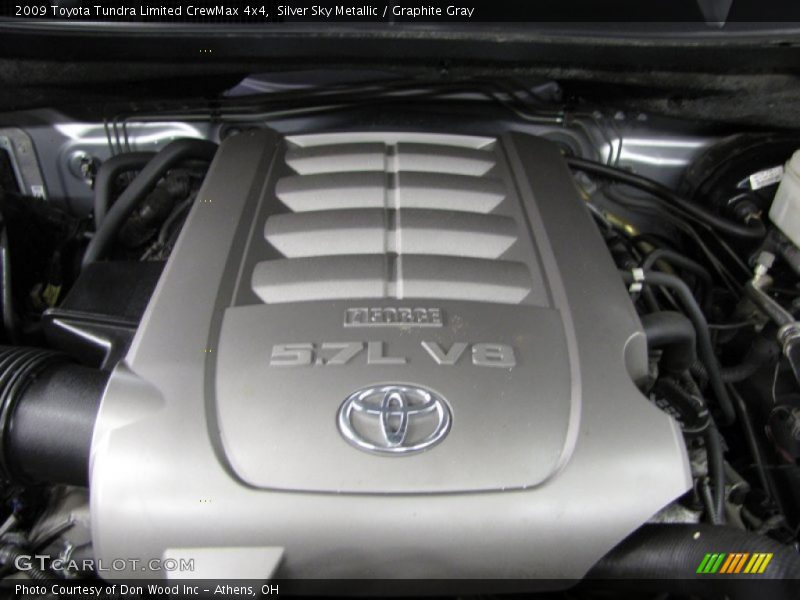 Silver Sky Metallic / Graphite Gray 2009 Toyota Tundra Limited CrewMax 4x4