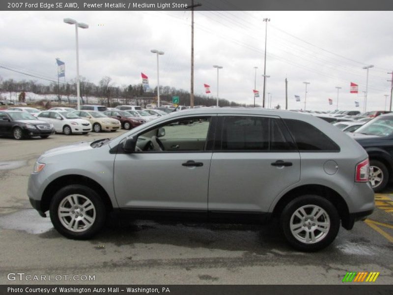 Pewter Metallic / Medium Light Stone 2007 Ford Edge SE AWD