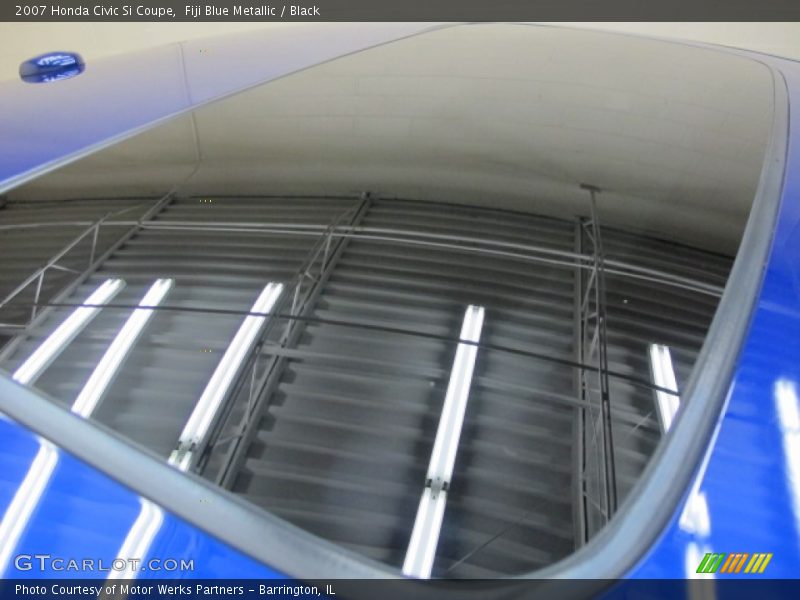 Fiji Blue Metallic / Black 2007 Honda Civic Si Coupe