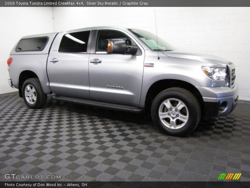 Silver Sky Metallic / Graphite Gray 2009 Toyota Tundra Limited CrewMax 4x4