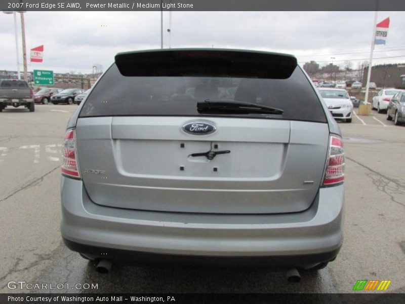 Pewter Metallic / Medium Light Stone 2007 Ford Edge SE AWD