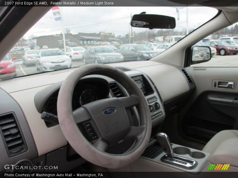 Pewter Metallic / Medium Light Stone 2007 Ford Edge SE AWD