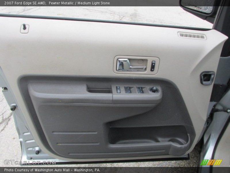 Pewter Metallic / Medium Light Stone 2007 Ford Edge SE AWD