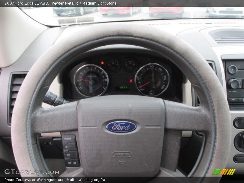 Pewter Metallic / Medium Light Stone 2007 Ford Edge SE AWD