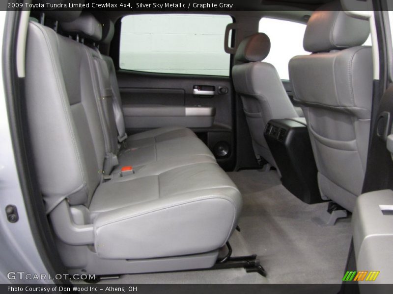Rear Seat of 2009 Tundra Limited CrewMax 4x4
