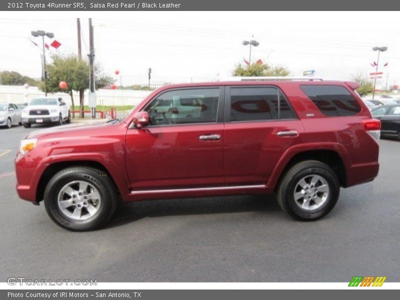 Salsa Red Pearl / Black Leather 2012 Toyota 4Runner SR5