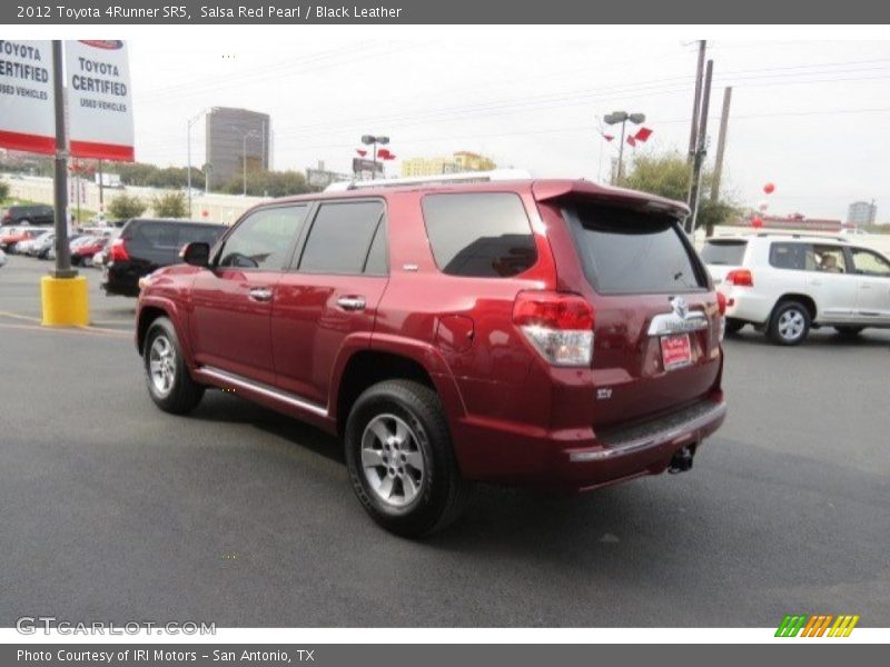 Salsa Red Pearl / Black Leather 2012 Toyota 4Runner SR5