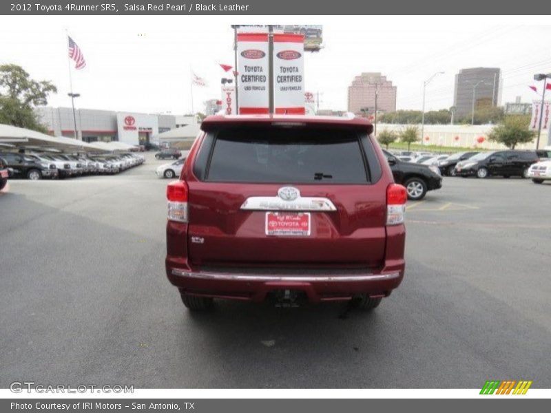 Salsa Red Pearl / Black Leather 2012 Toyota 4Runner SR5
