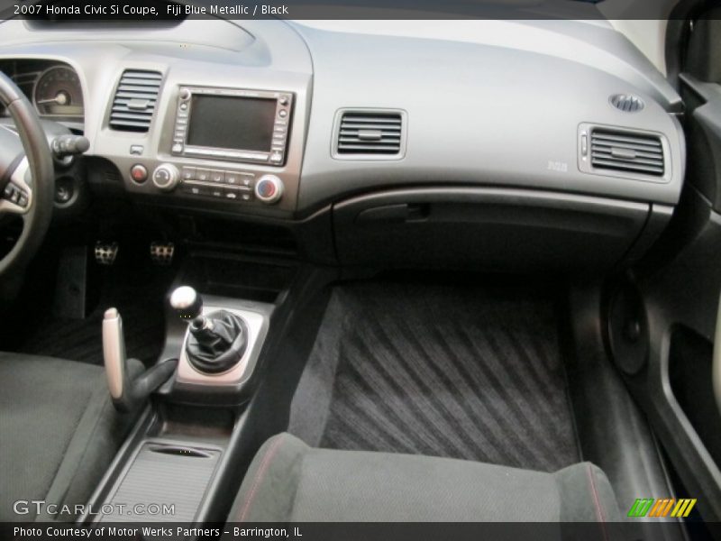 Fiji Blue Metallic / Black 2007 Honda Civic Si Coupe