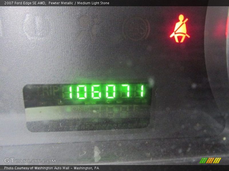 Pewter Metallic / Medium Light Stone 2007 Ford Edge SE AWD
