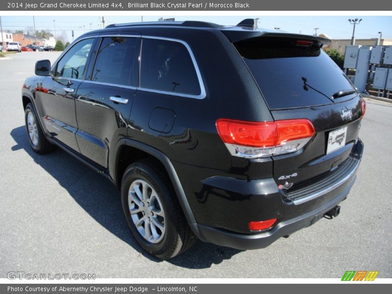 Brilliant Black Crystal Pearl / Morocco Black 2014 Jeep Grand Cherokee Limited 4x4