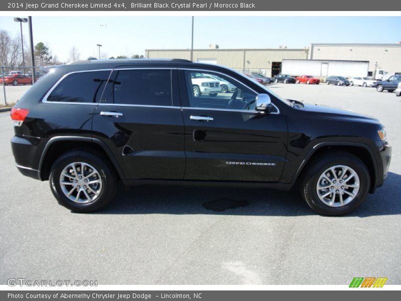 Brilliant Black Crystal Pearl / Morocco Black 2014 Jeep Grand Cherokee Limited 4x4