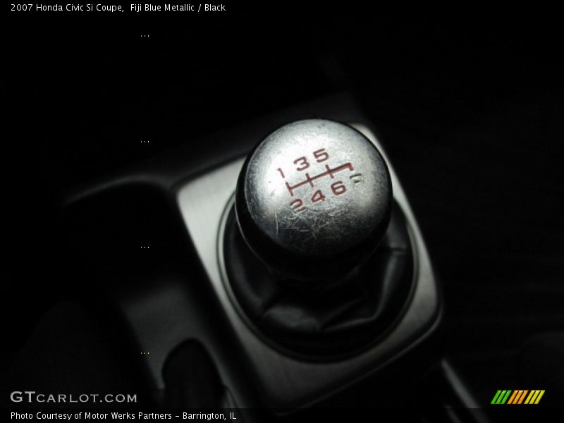 Fiji Blue Metallic / Black 2007 Honda Civic Si Coupe