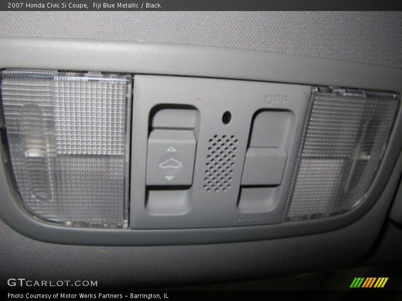 Fiji Blue Metallic / Black 2007 Honda Civic Si Coupe