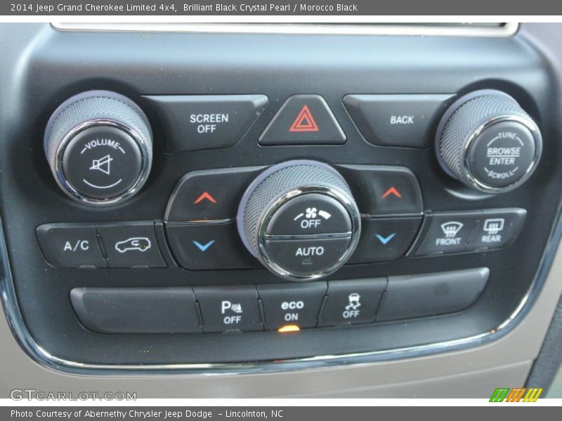 Controls of 2014 Grand Cherokee Limited 4x4
