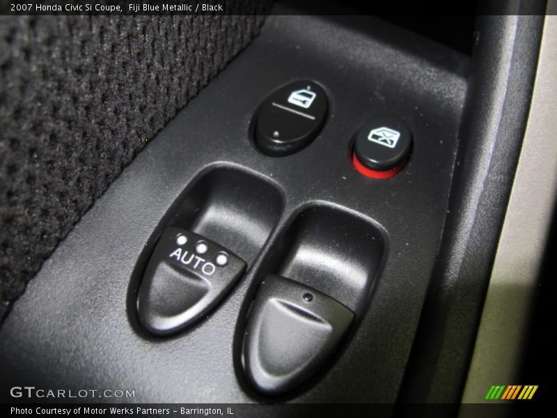 Fiji Blue Metallic / Black 2007 Honda Civic Si Coupe