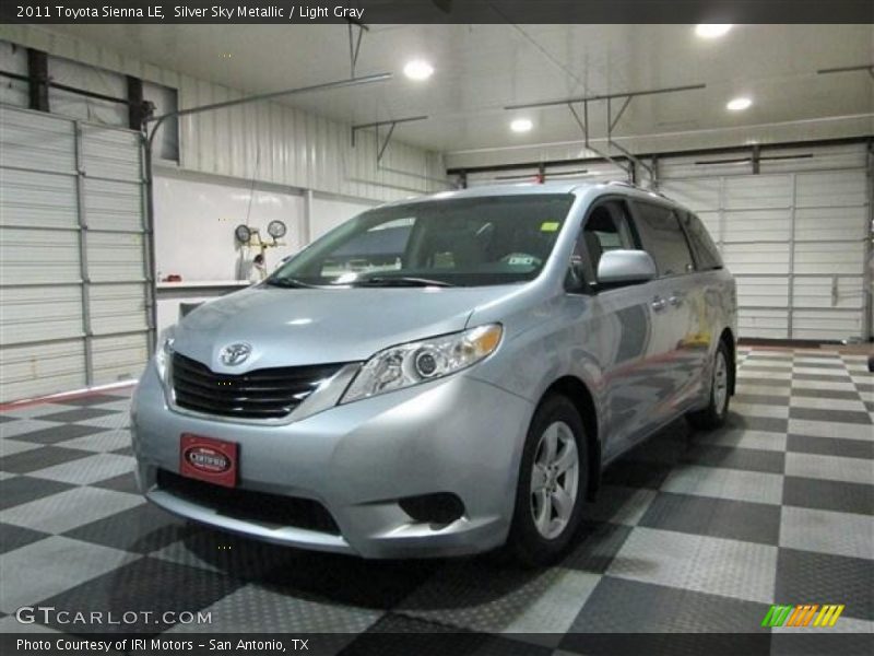 Silver Sky Metallic / Light Gray 2011 Toyota Sienna LE