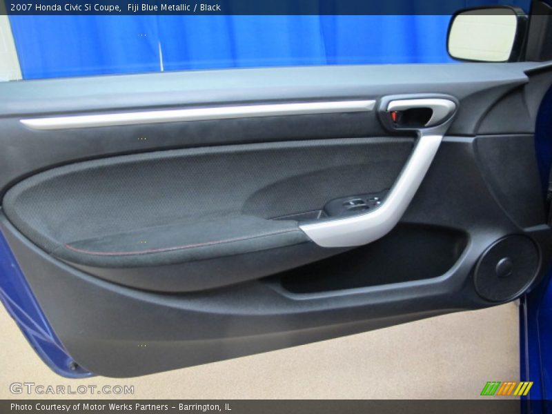 Fiji Blue Metallic / Black 2007 Honda Civic Si Coupe