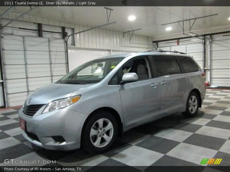 Silver Sky Metallic / Light Gray 2011 Toyota Sienna LE