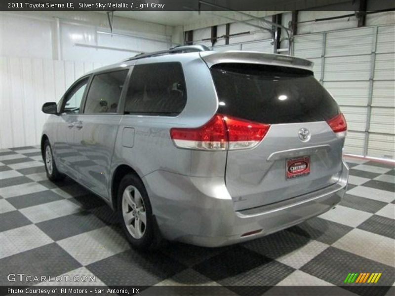 Silver Sky Metallic / Light Gray 2011 Toyota Sienna LE