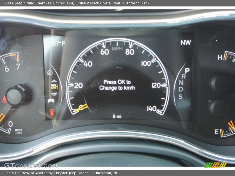  2014 Grand Cherokee Limited 4x4 Limited 4x4 Gauges