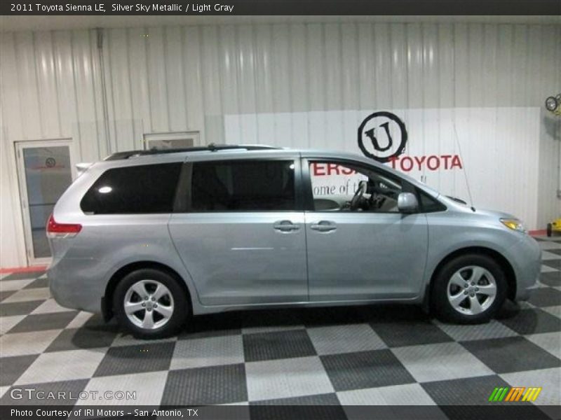 Silver Sky Metallic / Light Gray 2011 Toyota Sienna LE