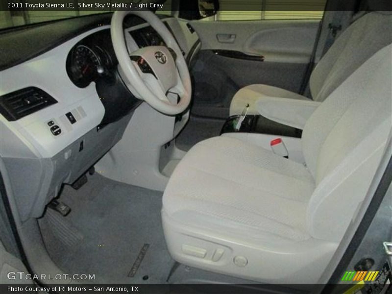Silver Sky Metallic / Light Gray 2011 Toyota Sienna LE