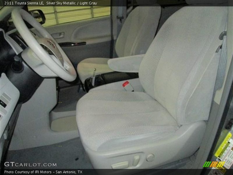 Silver Sky Metallic / Light Gray 2011 Toyota Sienna LE