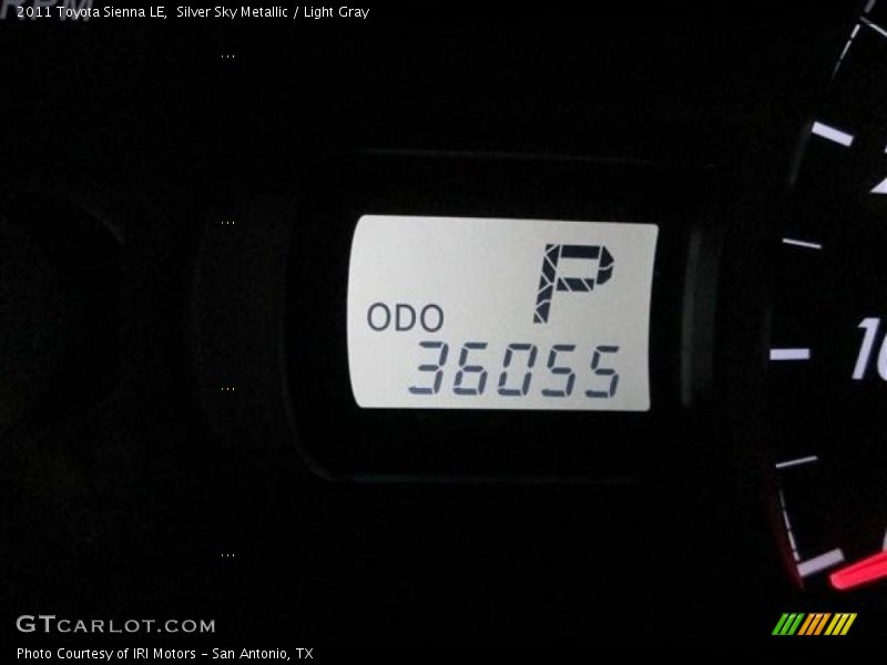 Silver Sky Metallic / Light Gray 2011 Toyota Sienna LE