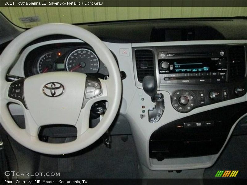 Silver Sky Metallic / Light Gray 2011 Toyota Sienna LE