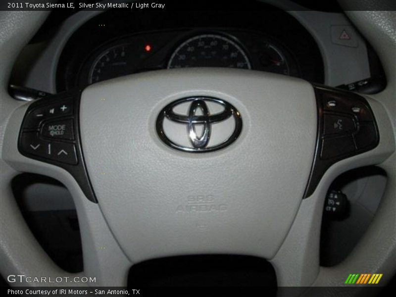Silver Sky Metallic / Light Gray 2011 Toyota Sienna LE
